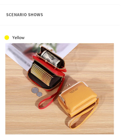 Vintage-Inspired Wrist Strap Wallet - Stylish and Versatile Coin Purse