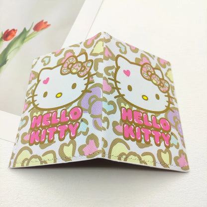 Hello Kitty Passport Holder - Cute PU Leather Organizer for Travel Essentials