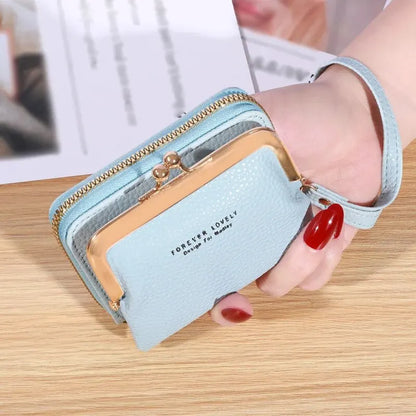 Vintage-Inspired Wrist Strap Wallet - Stylish and Versatile Coin Purse