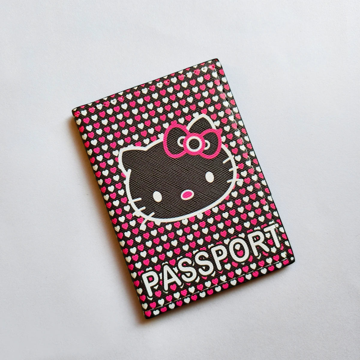 Hello Kitty Passport Holder - Cute PU Leather Organizer for Travel Essentials