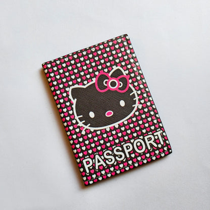 Hello Kitty Passport Holder - Cute PU Leather Organizer for Travel Essentials