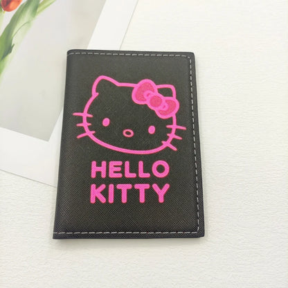 Hello Kitty Passport Holder - Cute PU Leather Organizer for Travel Essentials