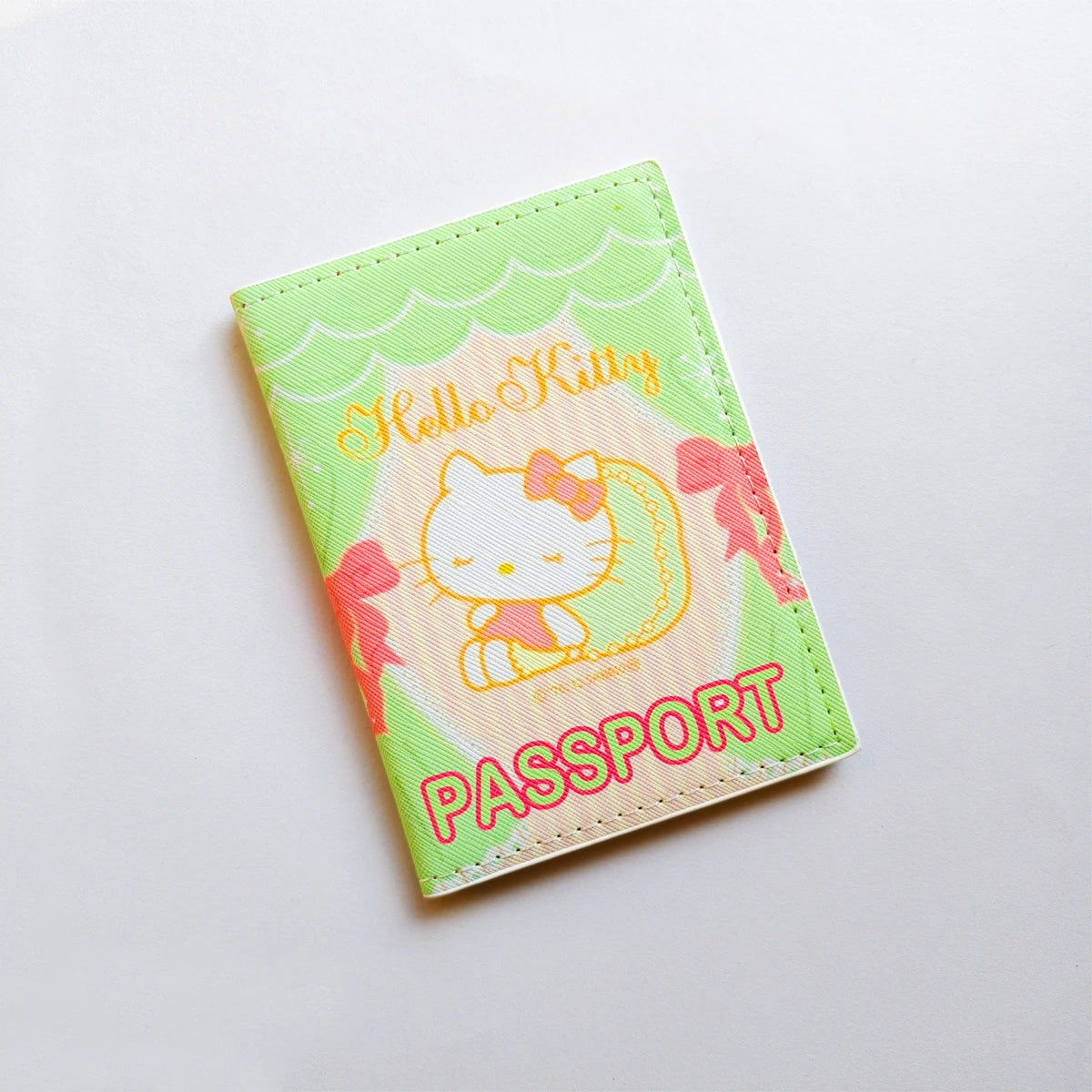 Hello Kitty Passport Holder - Cute PU Leather Organizer for Travel Essentials
