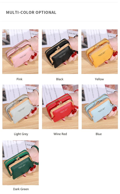 Vintage-Inspired Wrist Strap Wallet - Stylish and Versatile Coin Purse