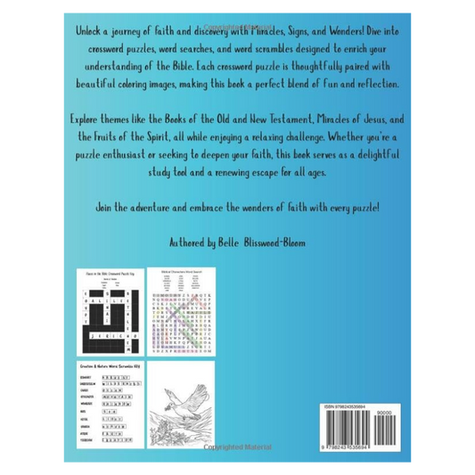 Miracles Signs And Wonders: Unlock the Wonders of Faith: A Puzzle Activity Book