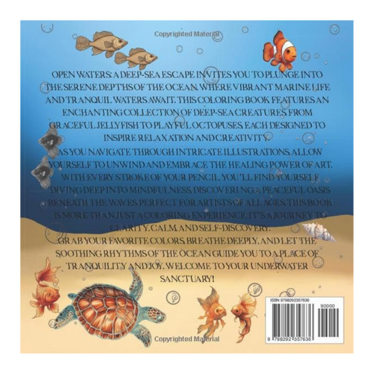 Open Waters: “A Deep-Sea Escape” Coloring Book