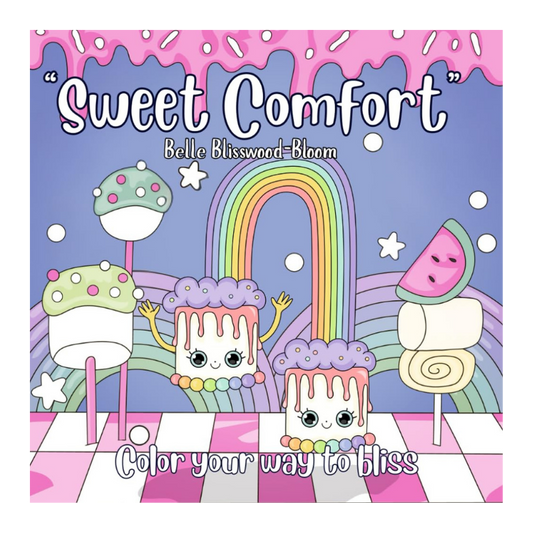 “Sweet Comfort”: Color your way to bliss Coloring Book